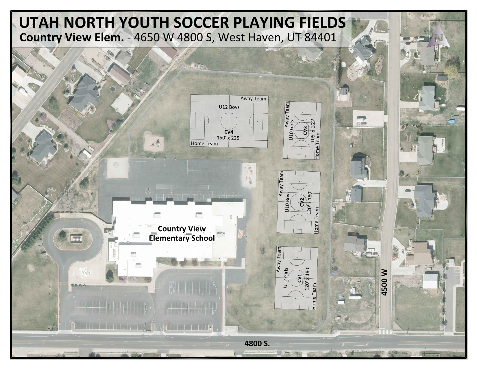 Country View Elementary Field Map